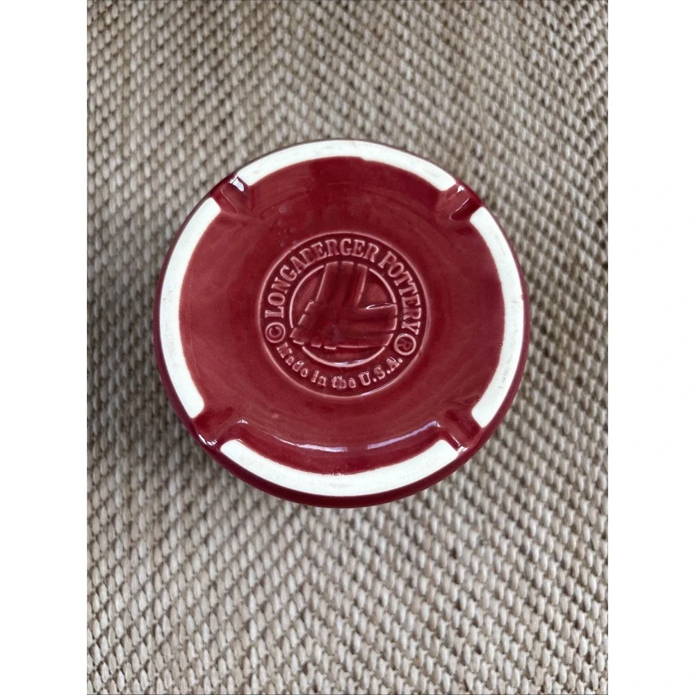 Longaberger  Woven Traditions Pottery 1 Pint SALT CROCK